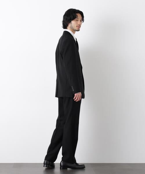 NANO universe(ナノユニバース)の「「Damerino Formal」 ブラックフォーマルオールシーズンパンツ(セットアップ可)(スーツパンツ・メンズ・ブラック・L/XL/S/M)」の7枚目の写真