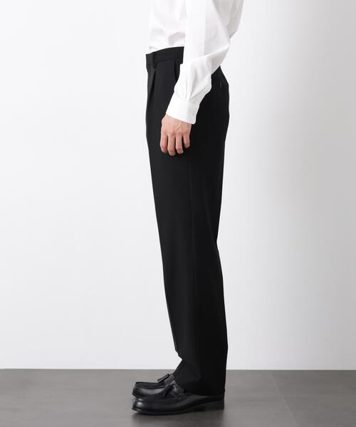 NANO universe(ナノユニバース)の「「Damerino Formal」 ブラックフォーマルオールシーズンパンツ(セットアップ可)(スーツパンツ・メンズ・ブラック・L/XL/S/M)」の9枚目の写真