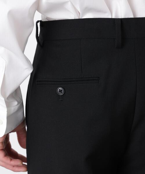 NANO universe(ナノユニバース)の「「Damerino Formal」 ブラックフォーマルオールシーズンパンツ(セットアップ可)(スーツパンツ・メンズ・ブラック・L/XL/S/M)」の11枚目の写真