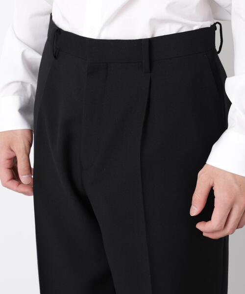 NANO universe(ナノユニバース)の「「Damerino Formal」 ブラックフォーマルオールシーズンパンツ(セットアップ可)(スーツパンツ・メンズ・ブラック・L/XL/S/M)」の13枚目の写真