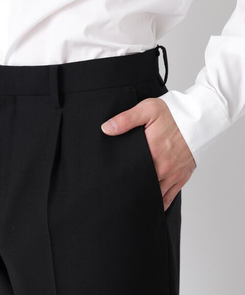 NANO universe(ナノユニバース)の「「Damerino Formal」 ブラックフォーマルオールシーズンパンツ(セットアップ可)(スーツパンツ・メンズ・ブラック・L/XL/S/M)」の14枚目の写真