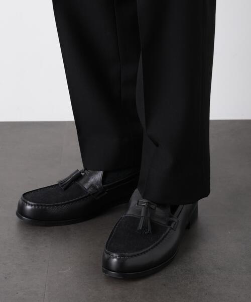 NANO universe(ナノユニバース)の「「Damerino Formal」 ブラックフォーマルオールシーズンパンツ(セットアップ可)(スーツパンツ・メンズ・ブラック・L/XL/S/M)」の15枚目の写真