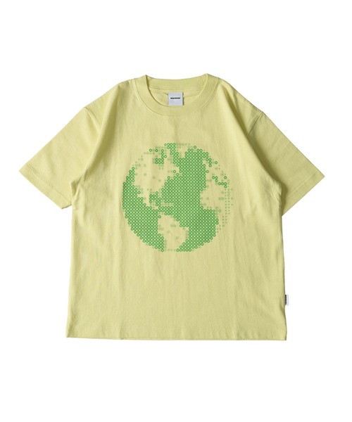 WISH FOR EVER(ウィッシュフォーエバー)の「EARTH DESIGN PRINT T/アースデザインプリントT(Tシャツ/カットソー・メンズ・ネイビー/ブラウン/ホワイト/イエロー・MEDIUM/SMALL/LARGE)」の8枚目の写真
