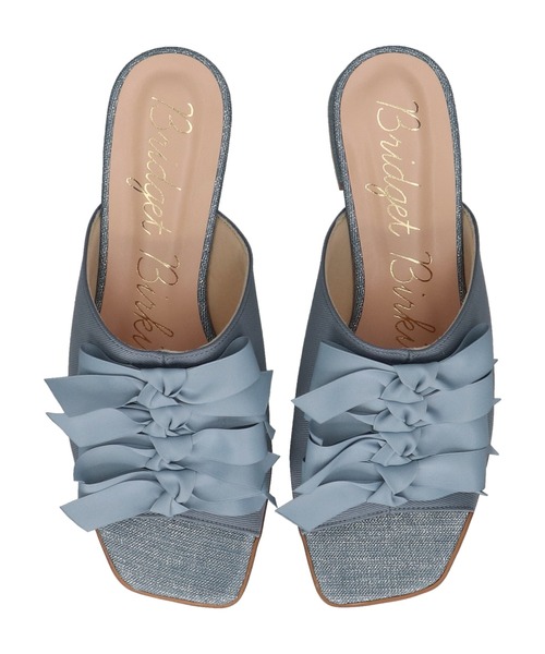 Bridget Birkin（ブリジットバーキン）の「【Bridget Birkin】ラインリボンミュールサンダル(562315)（サンダル・レディース・ブルー系その他/ベージュ系その他/グレー系その他・M/LL/L/S）」の12枚目の写真