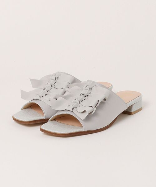 Bridget Birkin（ブリジットバーキン）の「【Bridget Birkin】ラインリボンミュールサンダル(562315)（サンダル・レディース・ブルー系その他/ベージュ系その他/グレー系その他・M/LL/L/S）」の11枚目の写真