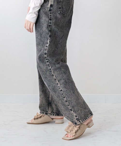 Bridget Birkin(ブリジットバーキン)の「【Bridget Birkin】ラインリボンミュールサンダル(562315)(サンダル・レディース・ブルー系その他/ベージュ系その他/グレー系その他・M/LL/L/S)」の14枚目の写真