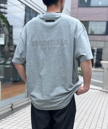 FOG ESSENTIALS（エフオージーエッセンシャルズ）の「【FOG ESSENTIALS】エッセンシャルズ BACK LOGO BOXY TEE SS ロゴ Tシャツ ラバープリント（Tシャツ/カットソー）」