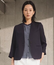 セール】TRANS WORK｜トランスワークのノーカラージャケット通販