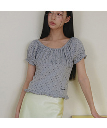 DOT PUFF T-SHIRT GRAY