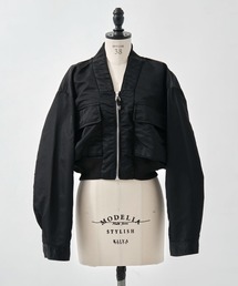 TOGA（トーガ）の「【TOGA TOO/トーガトゥ】CONVERTIBLE UTILITY TECH SHIRT/ユーティリティテックシャツ/ジャケット/ＭＡ-1（ブルゾン）」