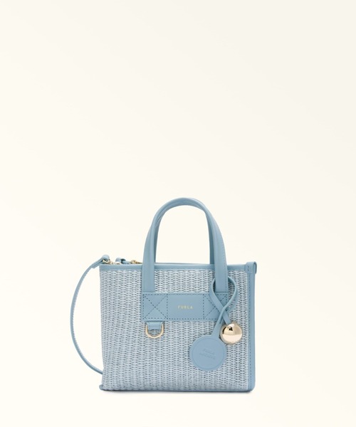 FURLA(フルラ)の「フルラ ディバイデッド (Furla Divide It) ミニトートバッグ(トートバッグ・レディース・サンドベージュ/ライトブルー・ONE SIZE)」の2枚目の写真