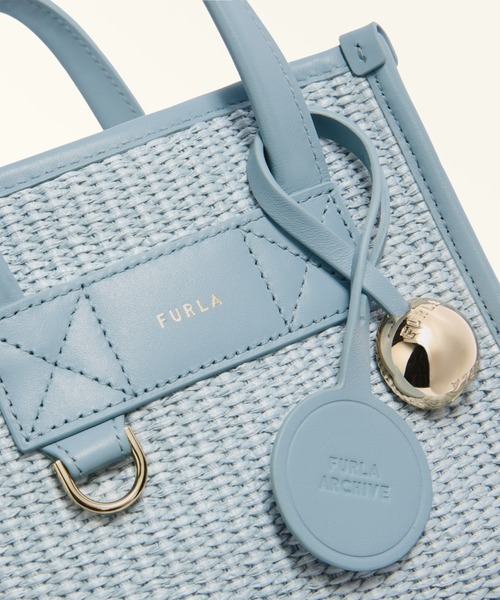 FURLA(フルラ)の「フルラ ディバイデッド (Furla Divide It) ミニトートバッグ(トートバッグ・レディース・サンドベージュ/ライトブルー・ONE SIZE)」の8枚目の写真