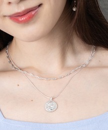MAISONCOMFY （メゾンコンフィ）の「【MAISONCOMFY】coin layered necklace/コインレイヤードネックレス（ネックレス）」