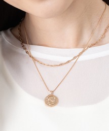 MAISONCOMFY （メゾンコンフィ）の「【MAISONCOMFY】coin layered necklace コインレイヤードネックレス（ネックレス）」