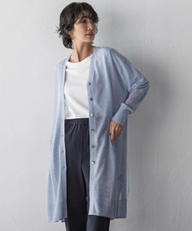 シアーシャイニーニットカーデ