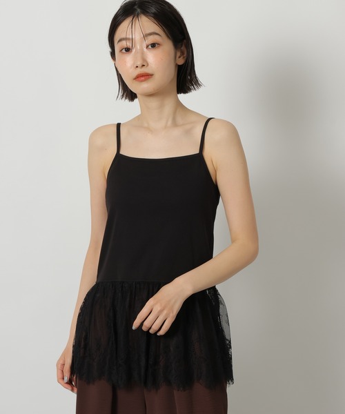 LAKOLE(ラコレ)の「【WEB限定】アソートスソレイヤードキャミ / 842248(キャミソール・レディース・ホワイト系/ホワイト系1/ブラック系9・FREE)」の18枚目の写真