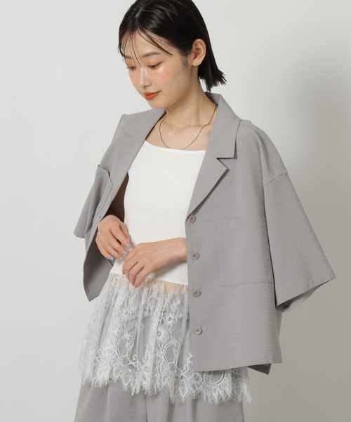LAKOLE(ラコレ)の「【WEB限定】アソートスソレイヤードキャミ / 842248(キャミソール・レディース・ホワイト系/ホワイト系1/ブラック系9・FREE)」の5枚目の写真