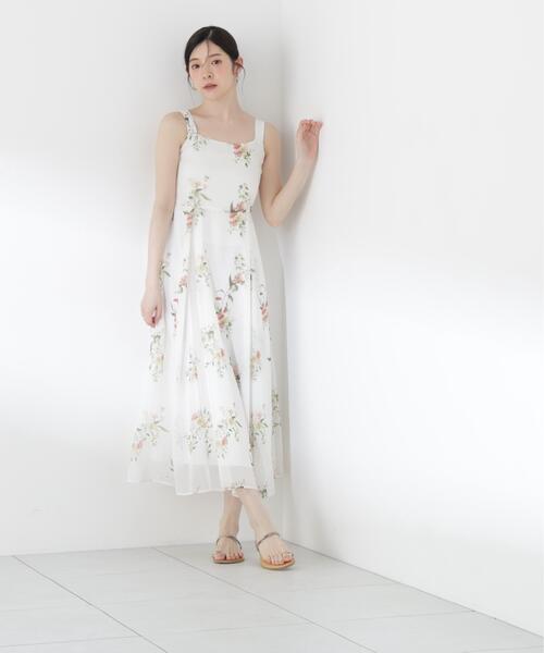 PROPORTION BODY DRESSING（プロポーションボディドレッシング）の「ボタニカル花柄キャミワンピース / 1216240608（ワンピース・レディース・ピンク/ネイビー・SMALL/MEDIUM/P/S）」の10枚目の写真