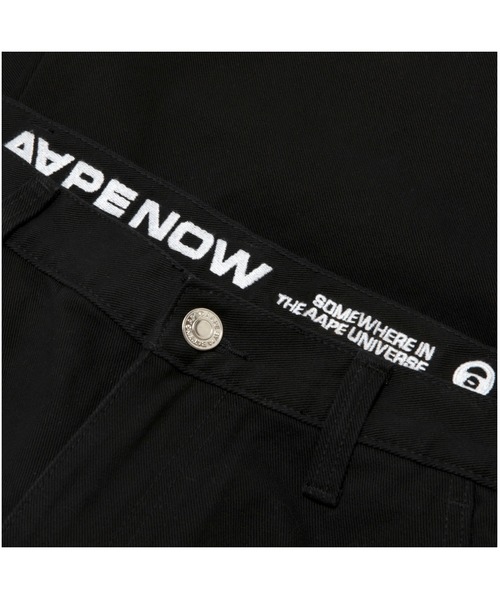 AAPE BY A BATHING APE(エーエイプバイアベイシングエイプ)の「AAPE NOW DENIM WORK SHORTS(デニムパンツ・メンズ・ブラック・MEDIUM/LARGE/SMALL/X-LARGE)」の3枚目の写真