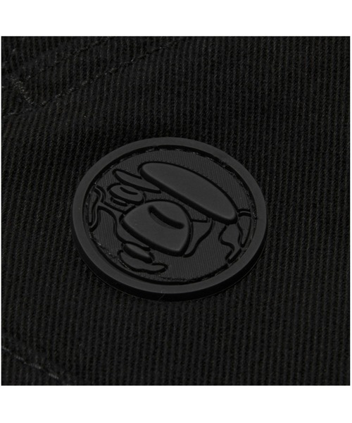 AAPE BY A BATHING APE(エーエイプバイアベイシングエイプ)の「AAPE NOW DENIM WORK SHORTS(デニムパンツ・メンズ・ブラック・MEDIUM/LARGE/SMALL/X-LARGE)」の5枚目の写真
