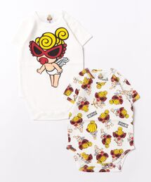HYSTERIC MINI（ヒステリックミニ）の「【3月予約商品】ANGEL MINI 半袖ロンパースセット（その他ベビー用品）」