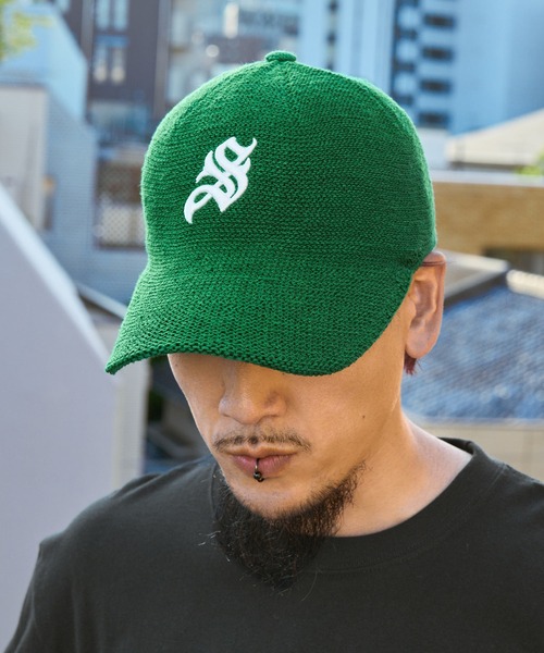 Subciety(サブサエティ)の「Thermo linen cap(キャップ・メンズ・ネイビー/ブラック/グリーン・FREE)」の2枚目の写真