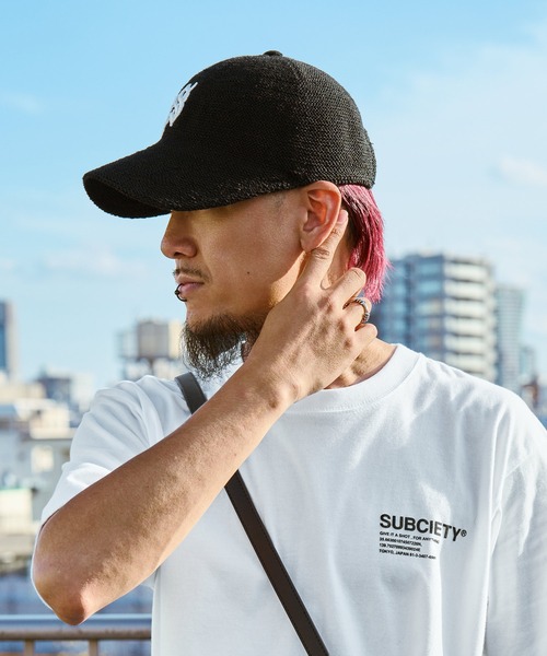Subciety(サブサエティ)の「Thermo linen cap(キャップ・メンズ・ネイビー/ブラック/グリーン・FREE)」の7枚目の写真