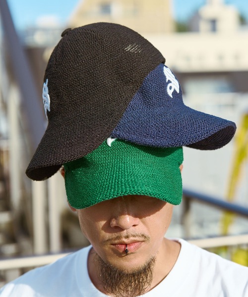 Subciety(サブサエティ)の「Thermo linen cap(キャップ・メンズ・ネイビー/ブラック/グリーン・FREE)」の14枚目の写真