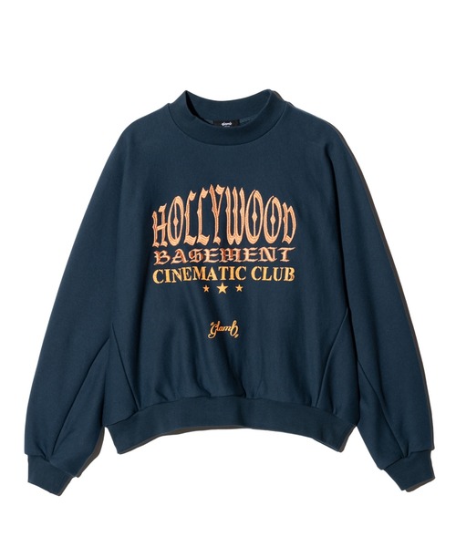 glamb（グラム）の「Hollywood Basement Sweat / ハリウッドベースメントスウェット（スウェット・メンズ・ブラック/ネイビー/オレンジ・S/M/L）」の5枚目の写真