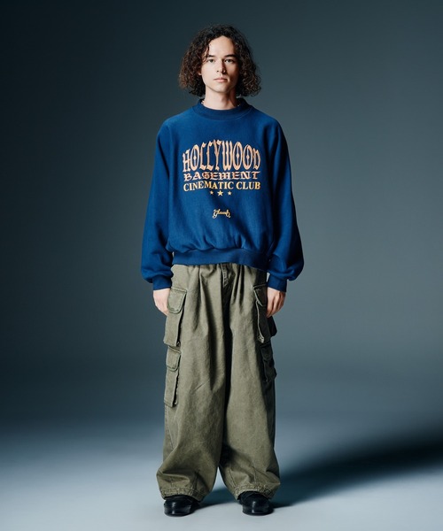 glamb（グラム）の「Hollywood Basement Sweat / ハリウッドベースメントスウェット（スウェット・メンズ・ブラック/ネイビー/オレンジ・S/M/L）」の10枚目の写真