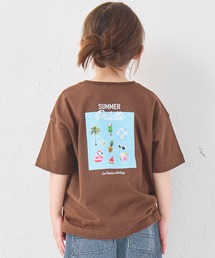 pairmanon（ペアマノン）の「【綿100%】ユニセックス ポスター風 配色ロゴ プリントTシャツ（Tシャツ/カットソー）」