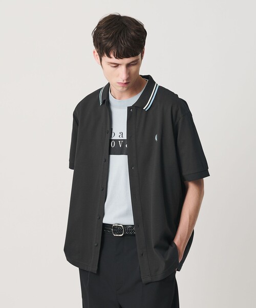 別注】＜FRED PERRY＞ツインティップ ボタンスルー シャツ（シャツ