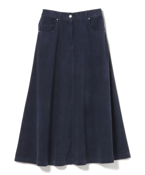 BEAMS HEART（ビームスハート）の「コーデュロイ フレア スカート（スカート・レディース・ベージュ/チャコールグレー/ネイビー・SMALL/MEDIUM）」の3枚目の写真