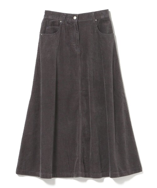 BEAMS HEART（ビームスハート）の「コーデュロイ フレア スカート（スカート・レディース・ベージュ/チャコールグレー/ネイビー・SMALL/MEDIUM）」の2枚目の写真