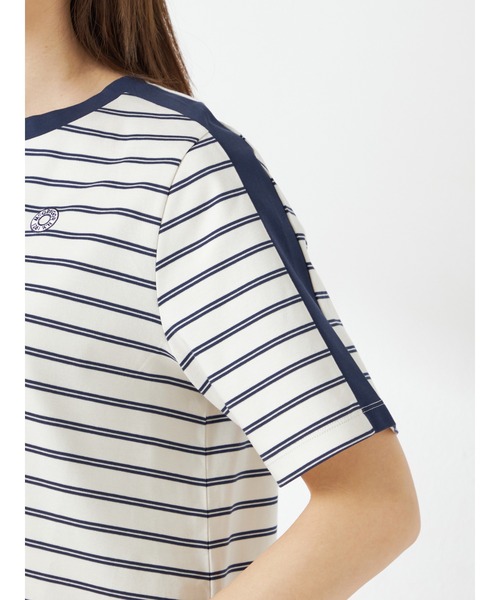 McGREGOR（マックレガー）の「【接触冷感】ボーダーロングＴシャツ（Tシャツ/カットソー・レディース・ネイビー/アイボリー・L/M）」の8枚目の写真