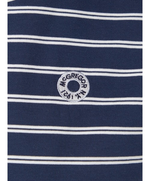 McGREGOR（マックレガー）の「【接触冷感】ボーダーロングＴシャツ（Tシャツ/カットソー・レディース・ネイビー/アイボリー・L/M）」の13枚目の写真