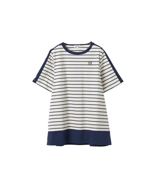 McGREGOR（マックレガー）の「【接触冷感】ボーダーロングＴシャツ（Tシャツ/カットソー・レディース・ネイビー/アイボリー・L/M）」の14枚目の写真