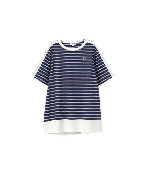 McGREGOR（マックレガー）の「【接触冷感】ボーダーロングＴシャツ（Tシャツ/カットソー・レディース・ネイビー/アイボリー・L/M）」の15枚目の写真