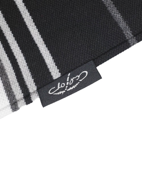 Cal Top（キャルトップ）の「【T19】【Cal Top/キャルトップ】STRIPE POLO SHIRTS（ポロシャツ・メンズ・ブラック/チャコールグレー・SMALL/MEDIUM）」の8枚目の写真
