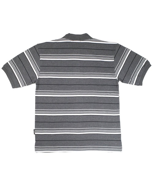 Cal Top（キャルトップ）の「【T19】【Cal Top/キャルトップ】STRIPE POLO SHIRTS（ポロシャツ・メンズ・ブラック/チャコールグレー・SMALL/MEDIUM）」の17枚目の写真