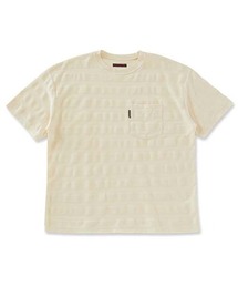 ジャカードボーダーワイド ショートスリーブTシャツ