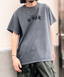ピグメントSICK刺繍Tシャツ