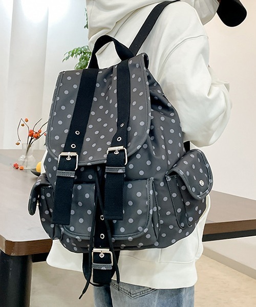 gossip!ロサンゼルス(ゴシップロサンゼルス)の「韓国風リュック バックパック(バックパック/リュック・レディース・グレー・FREE)」の1枚目の写真