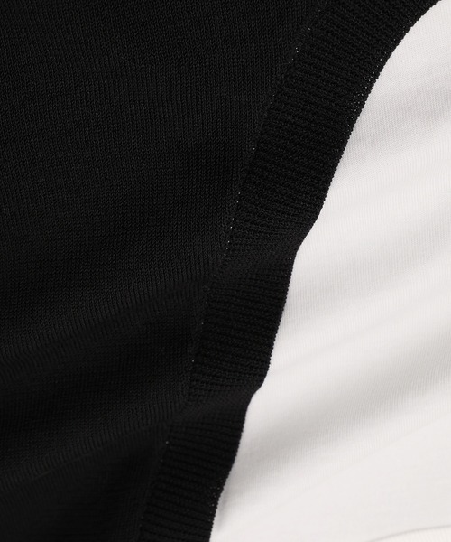 ADAM ET ROPE'(アダムエロペ)の「レイヤードプルオーバー(Tシャツ/カットソー・レディース・ブラック系その他/ベージュ系その他・FREE)」の8枚目の写真