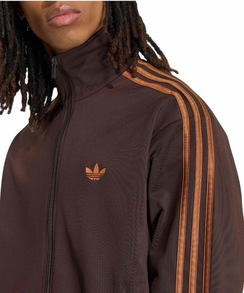 adidas(アディダス)の「adidas FIREBIRD TRACK TOP / アディダス ファイヤーバード トラックトップ(ジャージ・メンズ・ブラウン・S/M/L/XL/XXL)」の3枚目の写真