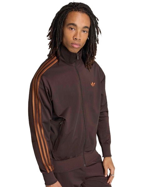 adidas(アディダス)の「adidas FIREBIRD TRACK TOP / アディダス ファイヤーバード トラックトップ(ジャージ・メンズ・ブラウン・S/M/L/XL/XXL)」の2枚目の写真