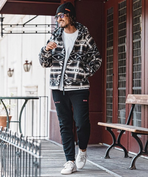 felkod（フィルコッド）の「mko13693- Wide Rib Knit Beanie ローゲージニット帽(F26A350)（ニットキャップ/ビーニー・メンズ・グレー/ブラック×ピンク/ブラック×ホワイト/サンドベージュ・FREE）」の11枚目の写真