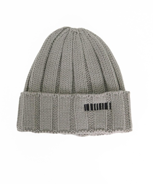 felkod（フィルコッド）の「mko13693- Wide Rib Knit Beanie ローゲージニット帽(F26A350)（ニットキャップ/ビーニー・メンズ・グレー/ブラック×ピンク/ブラック×ホワイト/サンドベージュ・FREE）」の13枚目の写真
