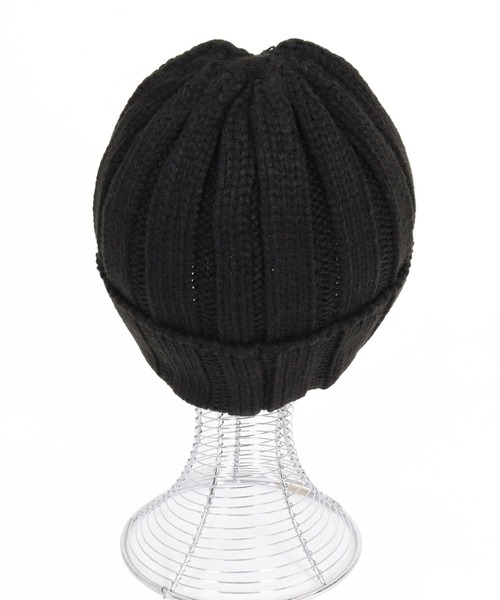 felkod（フィルコッド）の「mko13693- Wide Rib Knit Beanie ローゲージニット帽(F26A350)（ニットキャップ/ビーニー・メンズ・グレー/ブラック×ピンク/ブラック×ホワイト/サンドベージュ・FREE）」の19枚目の写真