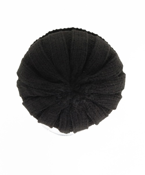 felkod（フィルコッド）の「mko13693- Wide Rib Knit Beanie ローゲージニット帽(F26A350)（ニットキャップ/ビーニー・メンズ・グレー/ブラック×ピンク/ブラック×ホワイト/サンドベージュ・FREE）」の20枚目の写真